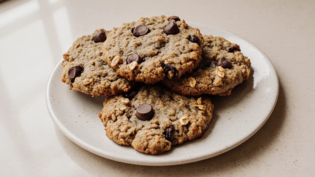 Two-Ingredient Banana Oat Cookies