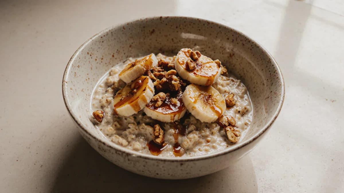 Banana Walnut Oatmeal