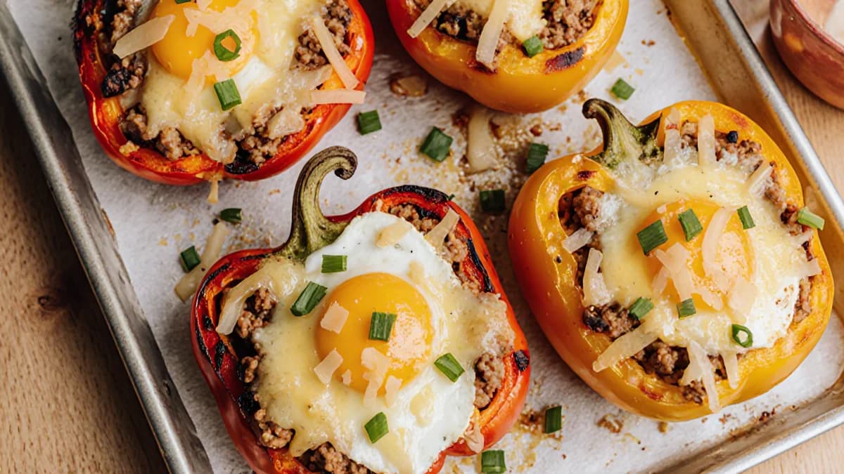 Breakfast Stuffed Bell Peppers