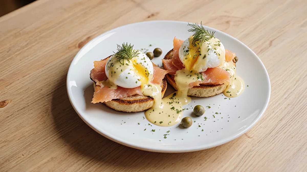 Smoked Salmon Eggs Benedict