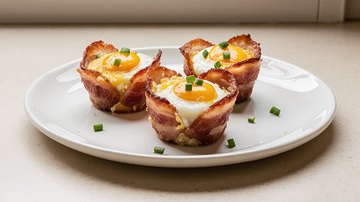 Bacon and Cheese Egg Cups