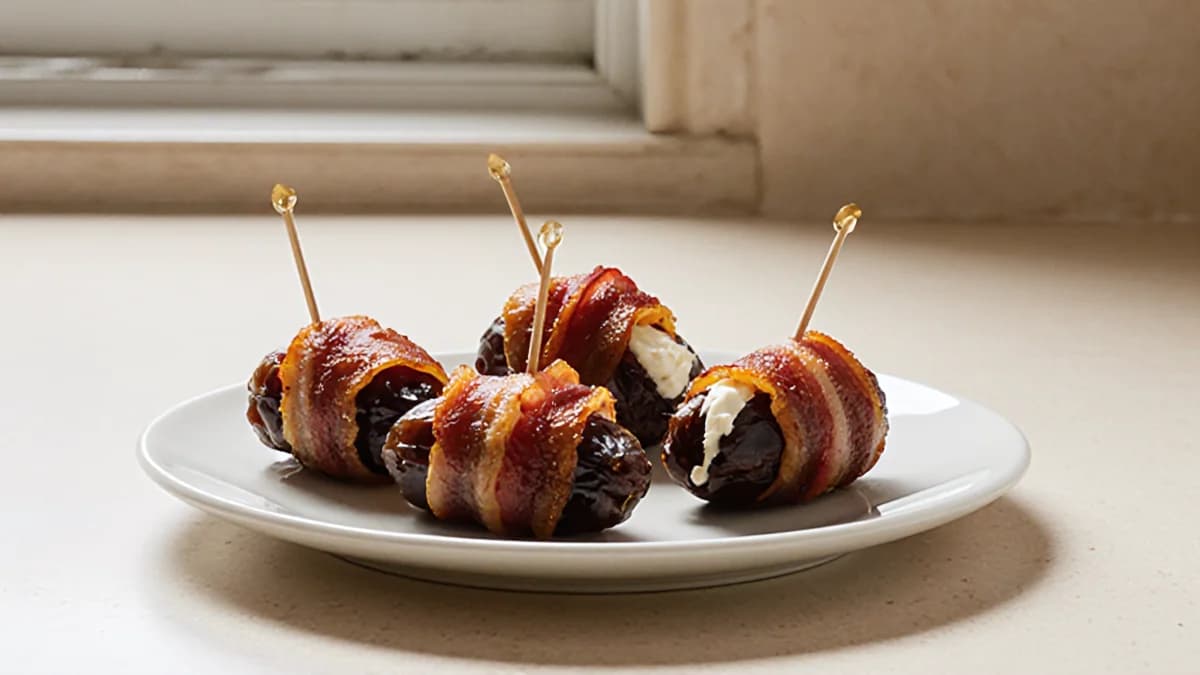Bacon Wrapped Dates