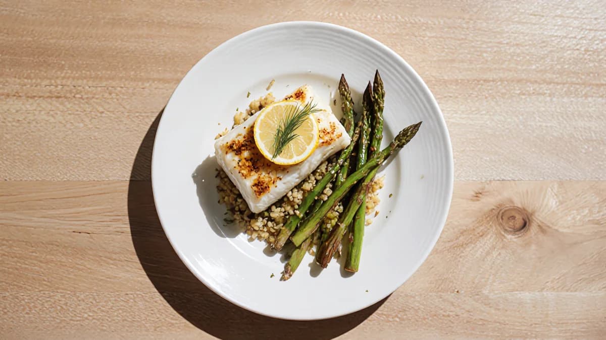 Lemon Herb Baked Cod