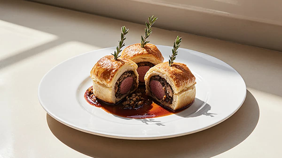 Individual Beef Wellington Bites