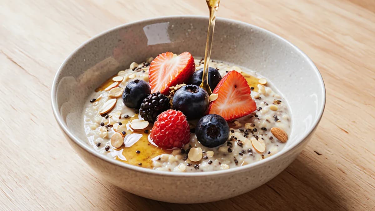 Mixed Berry Oatmeal Bowl