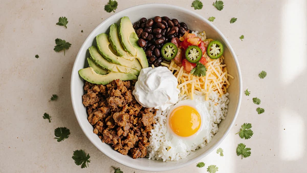 Loaded Breakfast Burrito Bowl