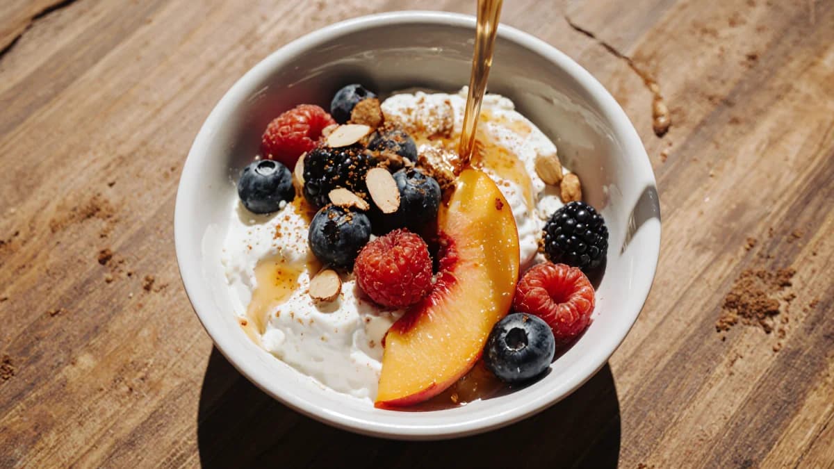 Cottage Cheese Fruit Bowl