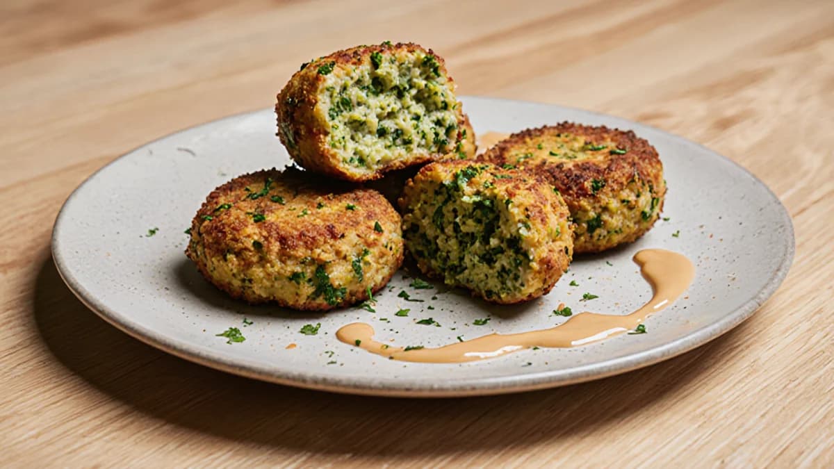 Crispy Baked Falafel