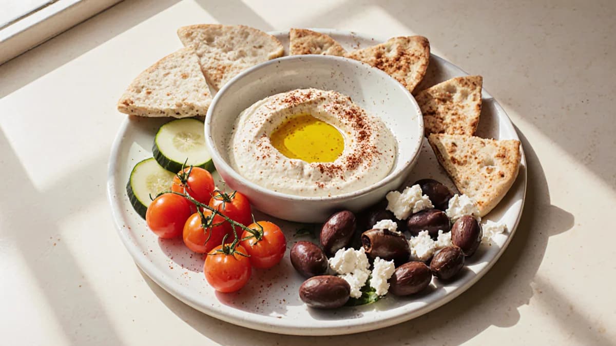 Mediterranean Hummus Plate