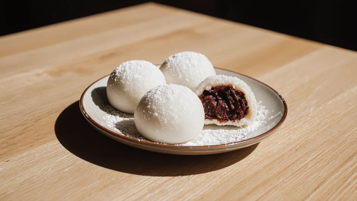 Sweet Red Bean Mochi