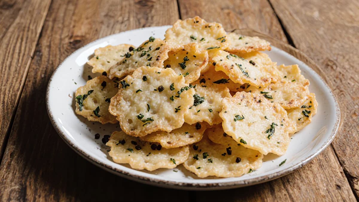 Crispy Parmesan Crisps