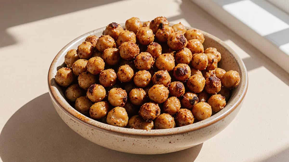 Crispy Roasted Chickpeas