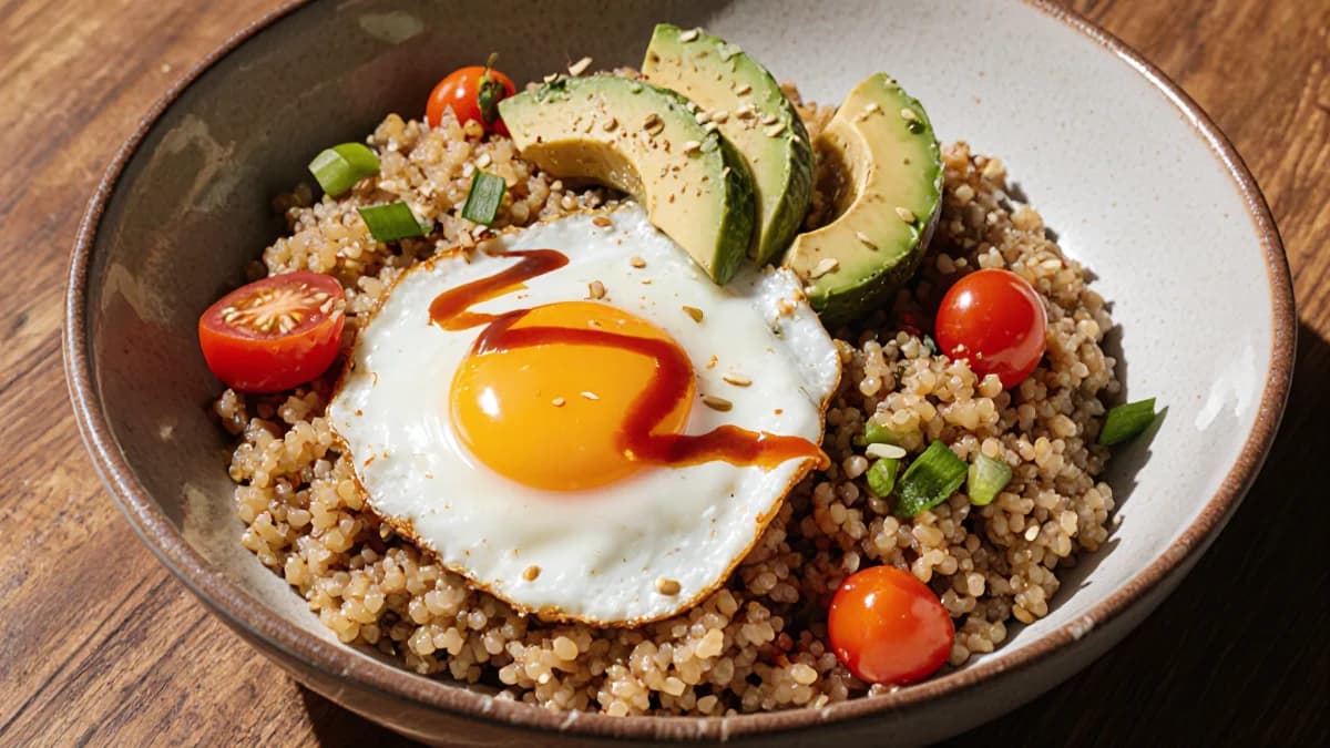 Savory Breakfast Quinoa Bowl