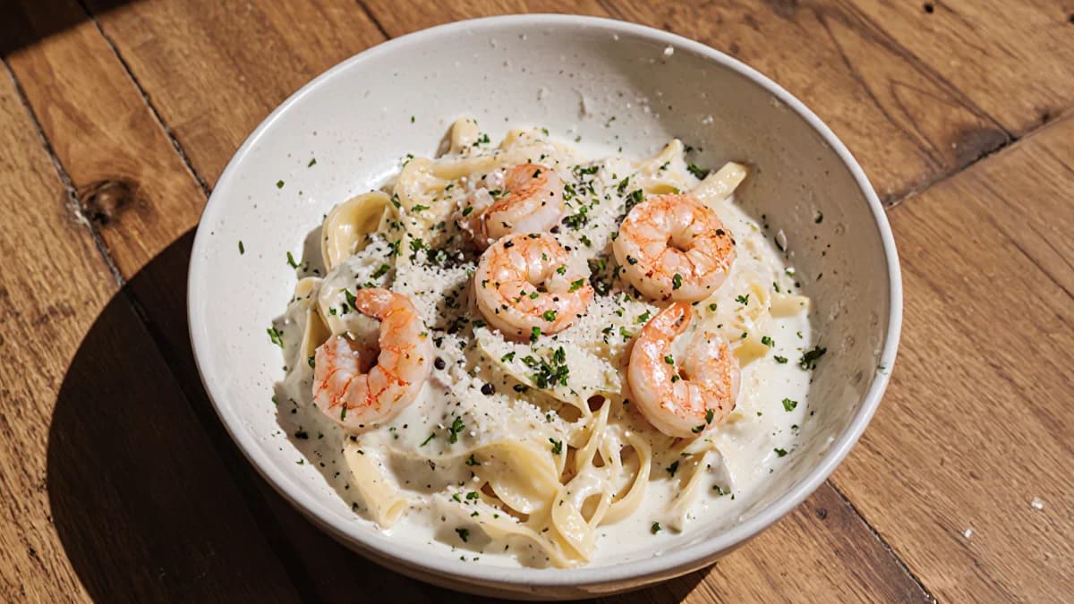 Gluten-Free Shrimp Alfredo