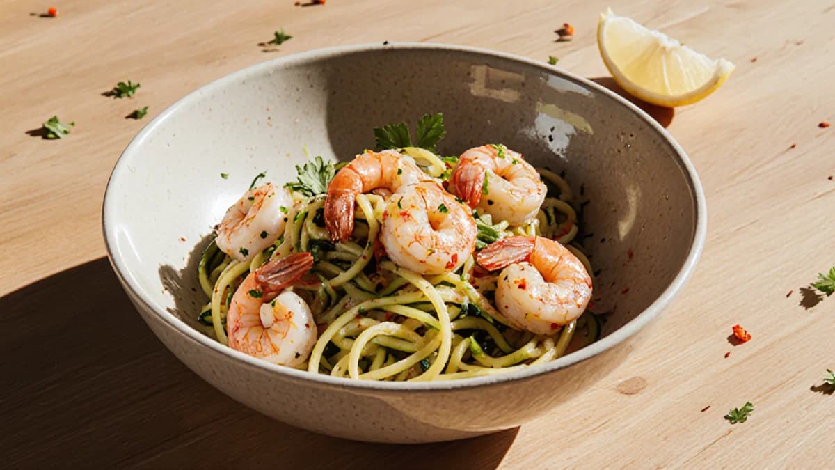 Shrimp Scampi with Zucchini Noodles