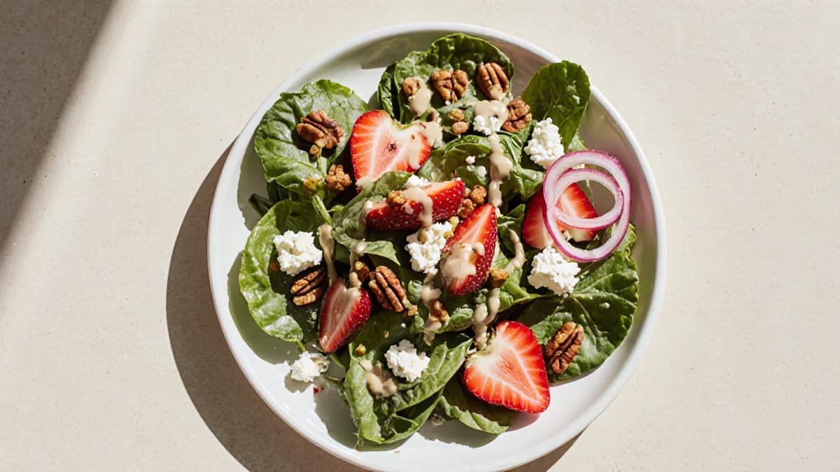 Spinach Strawberry Salad