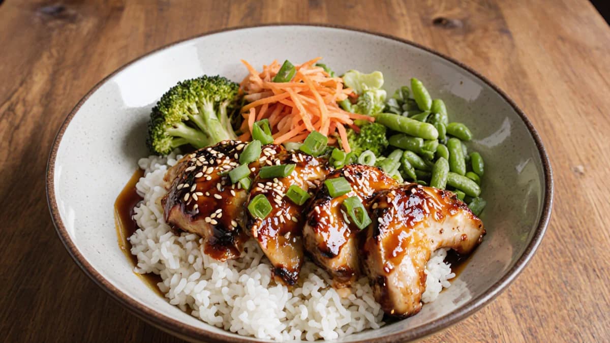 Teriyaki Chicken Rice Bowl