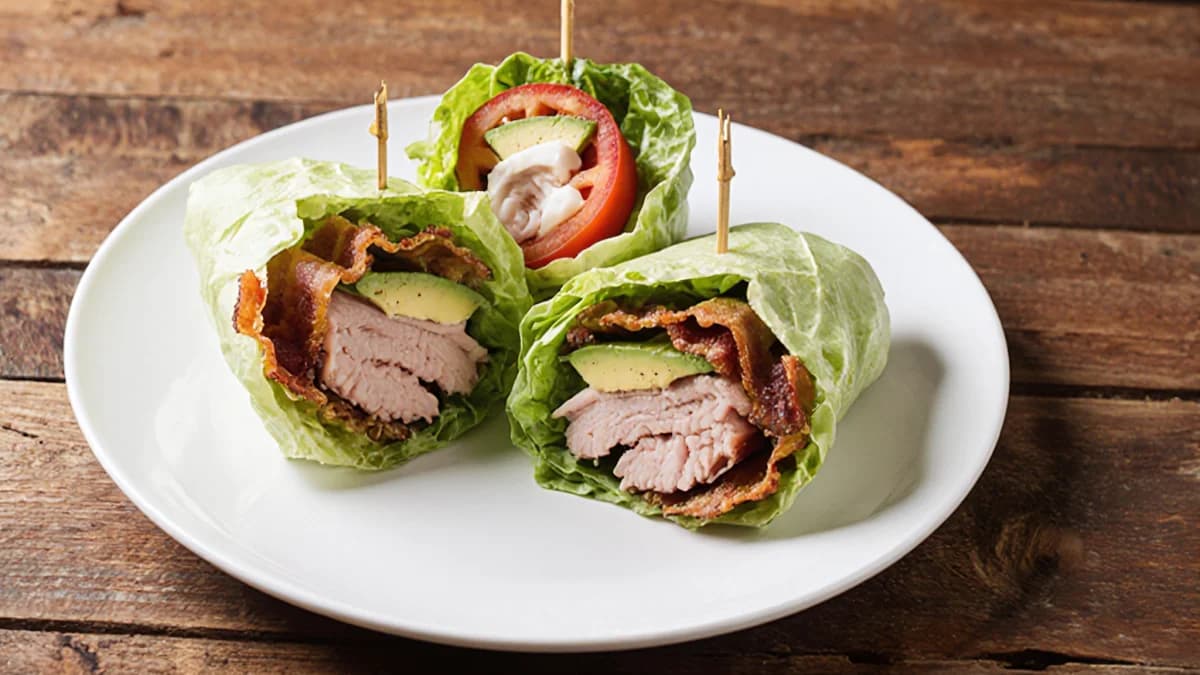 Turkey Club Lettuce Wraps